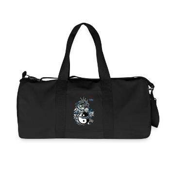 the dragon toonis - Sac de sport en toile recyclée Stanley/Stella - noir - Devant