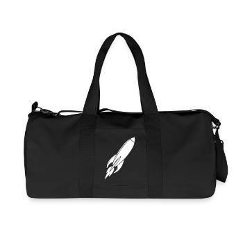 fusée - Sac de sport en toile recyclée Stanley/Stella - noir - Devant