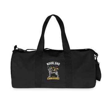Stay Wild Norrland Vildmark - Sac de sport en toile recyclée Stanley/Stella - noir - Devant