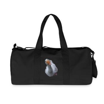 Gans - Recycelte Canvas-Sporttasche von Stanley/Stella - Schwarz - Vorne