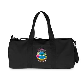 ANGAYA COCO ISLAND MAYOTTE - Sac de sport en toile recyclée Stanley/Stella - noir - Devant