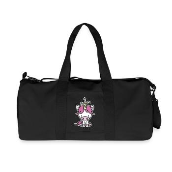 Cute unicorn for kids - Recycled Canvas Sports Bag by Stanley/Stella - black - Front