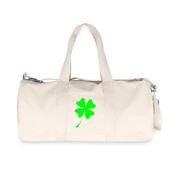 TREFLE. FREITAG, 13. - GLÜCK. - GLÜCK. Lotto. IRISH - Recycelte Canvas-Sporttasche von Stanley/Stella - Naturweiß - Vorne