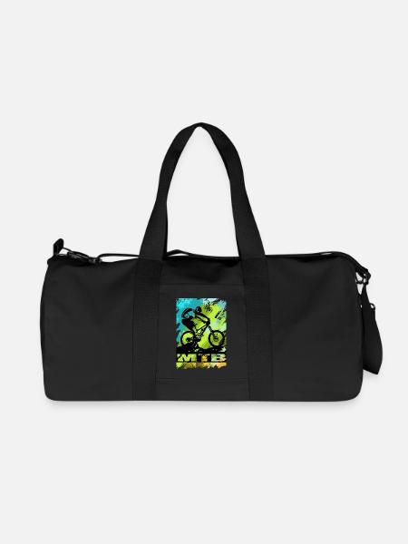 MTB Bike - Recycelte Canvas-Sporttasche von Stanley/Stella - Schwarz