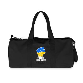 Free ukraine - Recycled Canvas Sports Bag by Stanley/Stella - black - Front