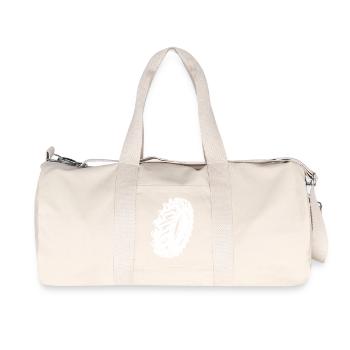 Énorme pneu pour les fans de sport et de tracteur - Sac de sport en toile recyclée Stanley/Stella - blanc naturel - Devant