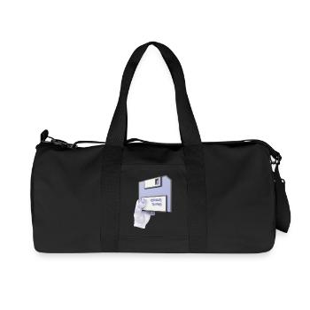 work bench 3D - Recycled Canvas Sports Bag by Stanley/Stella - black - Front