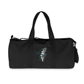 Lily of the Valley Arrow Bow - Recycled Canvas Sports Bag by Stanley/Stella - black - Front