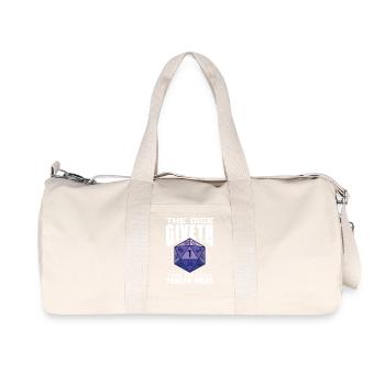 The Dice giveth and dice taketh away - Recycelte Canvas-Sporttasche von Stanley/Stella - Naturweiß - Vorne