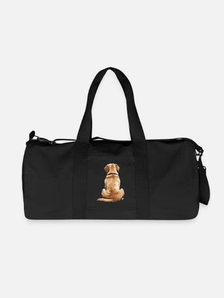Labrador Retriever - Sac de sport en toile recyclée Stanley/Stella - noir