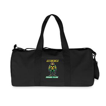 Jamaica lions that's my flag - Recycled Canvas Sports Bag by Stanley/Stella - black - Front