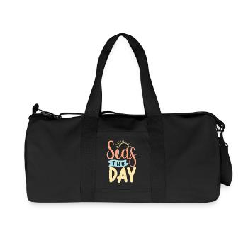 Seas The Day - Recycled Canvas Sports Bag by Stanley/Stella - black - Front