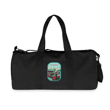 Majesty of Istanbul: Sublime Mosque - Recycled Canvas Sports Bag by Stanley/Stella - black - Front