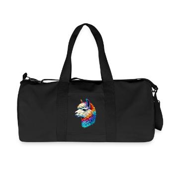 Alpaca - Recycled Canvas Sports Bag by Stanley/Stella - black - Front