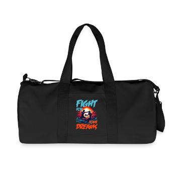 Épreuve de boxe épique : combattez pour vos rêves ! - Sac de sport en toile recyclée Stanley/Stella - noir - Devant