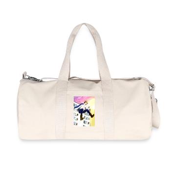 Love - Sac de sport en toile recyclée Stanley/Stella - blanc naturel - Devant