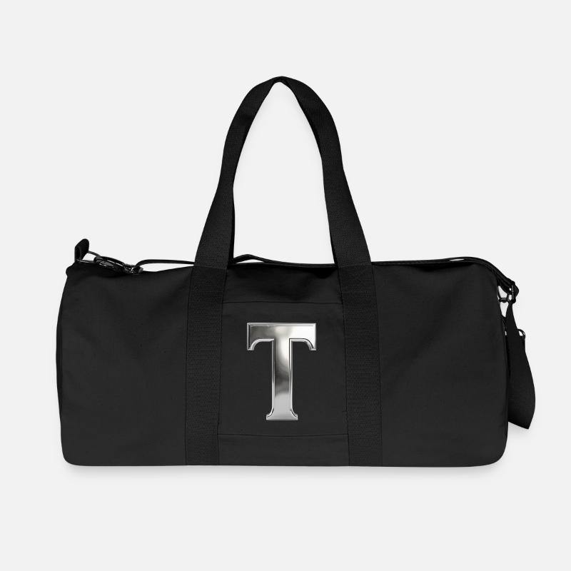 Chrome ,, T " Metallic - Recycelte Canvas-Sporttasche von Stanley/Stella - Schwarz