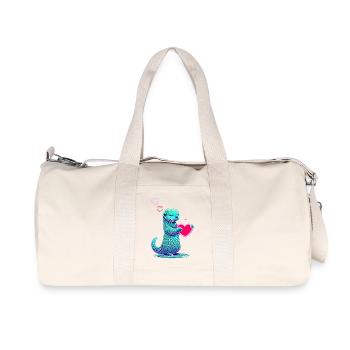 Neon Otter - Recycelte Canvas-Sporttasche von Stanley/Stella - Naturweiß - Vorne
