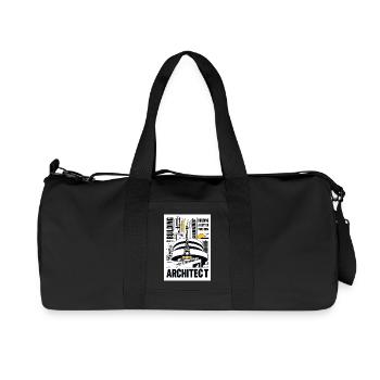 Architect - Sac de sport en toile recyclée Stanley/Stella - noir - Devant