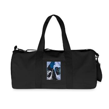 250706-1453 - Recycelte Canvas-Sporttasche von Stanley/Stella - Schwarz - Vorne