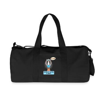 Personne n’en a rien à foutre - Sarcasm Fun Shirt - Sac de sport en toile recyclée Stanley/Stella - noir - Devant