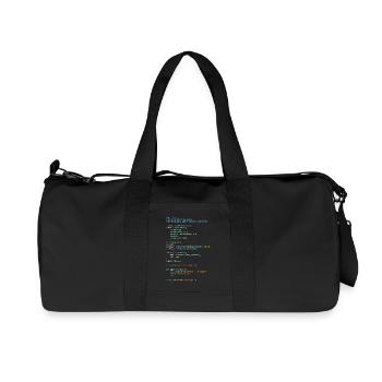Programmeur Humour - Développeur Logique et Technologie - Sac de sport en toile recyclée Stanley/Stella - noir - Devant