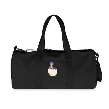 Bec-de-chaussure - Sac de sport en toile recyclée Stanley/Stella - noir - Devant