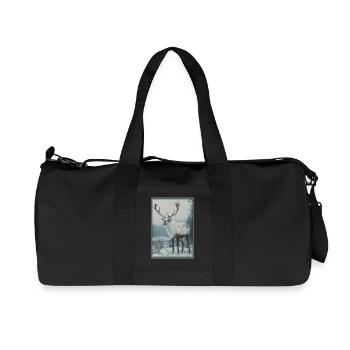 Renne Renne - Sac de sport en toile recyclée Stanley/Stella - noir - Devant