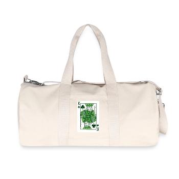 König von Shamrock St. Patrick's Irish - Recycelte Canvas-Sporttasche von Stanley/Stella - Naturweiß - Vorne