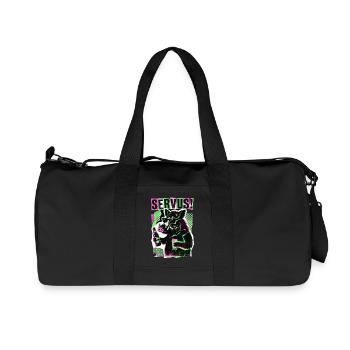 Servus Wildschwein Bier - Recycelte Canvas-Sporttasche von Stanley/Stella - Schwarz - Vorne