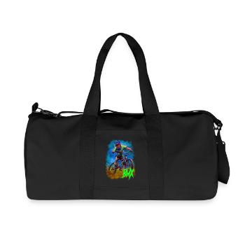 BMX  - Recycelte Canvas-Sporttasche von Stanley/Stella - Schwarz - Vorne