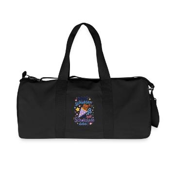 Schulkind Einschulung - Bald ein Schulkind - Recycelte Canvas-Sporttasche von Stanley/Stella - Schwarz - Vorne