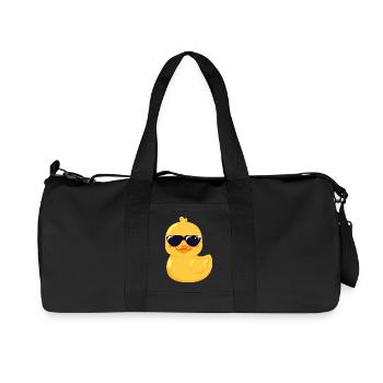 Sunglasses duck for summer - Recycled Canvas Sports Bag by Stanley/Stella - black - Front