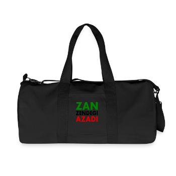 Zan zendegi azadi women life freedom - Recycelte Canvas-Sporttasche von Stanley/Stella - Schwarz - Vorne