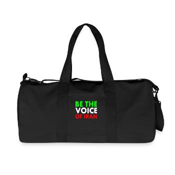 Be the voice of iran - Sac de sport en toile recyclée Stanley/Stella - noir - Devant