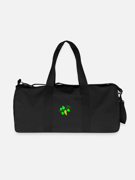 Grapes - Recycled Canvas Sports Bag by Stanley/Stella - black