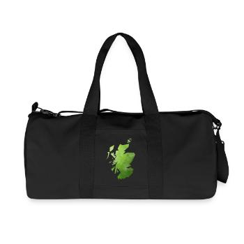 scotland - Recycelte Canvas-Sporttasche von Stanley/Stella - Schwarz - Vorne