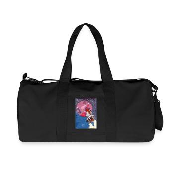 migrant_digi - Recycled Canvas Sports Bag by Stanley/Stella - black - Front