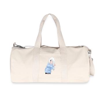 Anime Girl agitant - Sac de sport en toile recyclée Stanley/Stella - blanc naturel - Devant