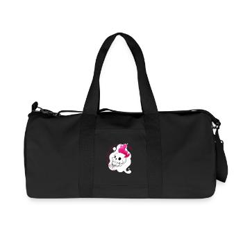 collection streetwear Burger - Sac de sport en toile recyclée Stanley/Stella - noir - Devant