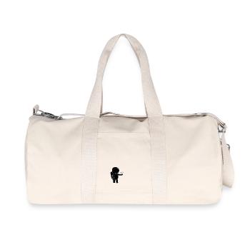 astronaute - Sac de sport en toile recyclée Stanley/Stella - blanc naturel - Devant