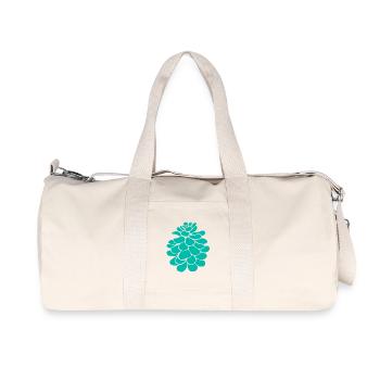 green pine cone - Recycled Canvas Sports Bag by Stanley/Stella - natural - Front