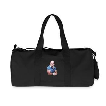 popey - Recycelte Canvas-Sporttasche von Stanley/Stella - Schwarz - Vorne