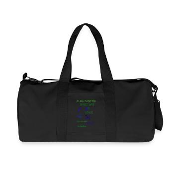 Artisan coffee and beer - Recycled Canvas Sports Bag by Stanley/Stella - black - Front