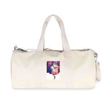 Painting the universe - Handycase - Recycelte Canvas-Sporttasche von Stanley/Stella - Naturweiß - Vorne