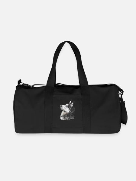 Husky - Recycelte Canvas-Sporttasche von Stanley/Stella - Schwarz