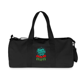 Tulipes éclatantes pour la fête des mères - Sac de sport en toile recyclée Stanley/Stella - noir - Devant