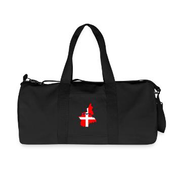 Piedmont Italy - Recycled Canvas Sports Bag by Stanley/Stella - black - Front