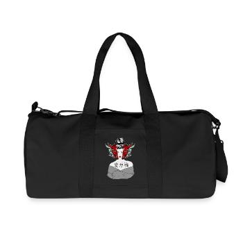 Masque japonais Geisha - Sac de sport en toile recyclée Stanley/Stella - noir - Devant