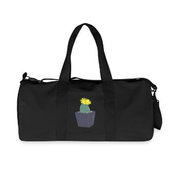 Lithops flower３ - Recycled Canvas Sports Bag by Stanley/Stella - black - Front